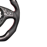 Volant en cuir perforé et fibre de carbone pour BMW Série 3 et 5 E46 M3 M6 E61 E62 E63 - Amélioration de l'intérieur