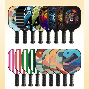 Juego de palas Peak Racket de fibra de vidrio, ligeras, de forma estándar, para entretenimiento - Product Image 1