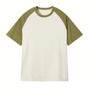 T-shirt technique soyeux à col rond et manches courtes pour homme, tendance été, respirant, en maille polyester/coton, confortable et élégant, 3D - Product Image 5