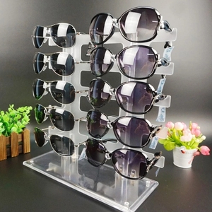 Lunettes de soleil en <span class=keywords><strong>porte</strong></span>-lunettes, à deux rangées, support de 10 paires, présentoir Transparent - Product Image 4
