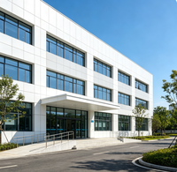 Panneau composite en aluminium ignifuge antistatique professionnel de 5 mm avec revêtement PE/PVDF pour façade extérieure personnalisée