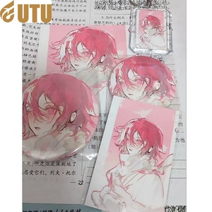 ชุดของขวัญ6ชิ้น/เซ็ตการ์ตูนอนิเมะ chigiri hyoma พวงกุญแจของเล่นป้ายเลเซอร์โลโมการ์ดโปสการ์ดบัตรเลเซอร์แขนเสื้อของขวัญ-F - Product Image 3