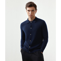 Herren Wollpullover Strickjacke Langarm Knopfleiste Vorne Herren Wollstrickpullover Strickwaren für Männer