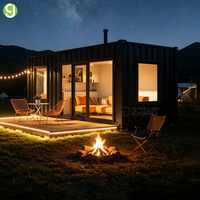 Maison conteneur modulaire Goeasy à faible entretien, avec cuisine et séjour, aménagement personnalisé