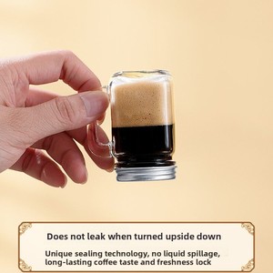 Sachets et Bouteilles de Concentré d'Espresso à Dose Unique, Emballages Jetables pour Cold Brew et Ice Drip, Sachets Transparents Scellés Fini Mat - Product Image 4