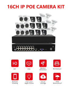 Fosvision HD Video 5MP IP PoE Hệ thống <span class=keywords><strong>camera</strong></span> 16CH POE NVR Máy Ảnh Bộ dụng cụ thiết lập 16 KÊNH NVR <span class=keywords><strong>Home</strong></span> an ninh Hệ thống CCTV - Product Image 4