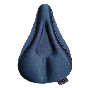 Housse de selle de vélo en silicone noire, coussin de selle de VTT unisexe, accessoire de cyclisme pour adulte - Product Image 4