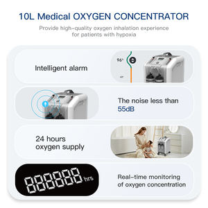 Topkwaliteit 10l Dual Flow Medische Kwaliteit 96% Hoge Concentratie Hete Verkoop Draagbare Zuurstofconcentrator Tweedehands - Product Image 2
