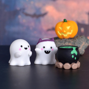 Figuras Decorativas <span class=keywords><strong>de</strong></span> Resina en Miniatura para Halloween, Muñecos <span class=keywords><strong>de</strong></span> Fantasmas, Brujas y Calabazas, Decoración para Pasteles <span class=keywords><strong>de</strong></span> Fiesta <span class=keywords><strong>de</strong></span> Halloween, Suministros para Regalos - Product Image 4
