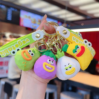 Divertidos Llaveros de PVC y Silicona con Forma de Frutas, Juguetes Creativos al por Mayor, Llaveros de PVC con Forma de Frutas y Verduras, Proveedor de Juguetes para Niños en China