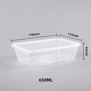 Dùng Một Lần Vuông Bữa Ăn Prep <span class=keywords><strong>Container</strong></span> Nhựa Lò <span class=keywords><strong>Microwable</strong></span> Thực Phẩm <span class=keywords><strong>Container</strong></span> Hình Chữ Nhật Tái Sử Dụng Lưu Trữ Hộp Ăn Trưa - Product Image 2