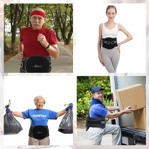 Soporte Lumbar Ortopédico Médico Transpirable Ajustable con Sistema de Doble Tirón HKJD - Product Image 4