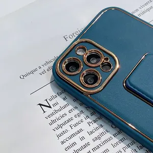 Custodia per cellulare con supporto per cinturino da polso di lusso per <span class=keywords><strong>iPhone</strong></span> 7 <span class=keywords><strong>8</strong></span> <span class=keywords><strong>Se</strong></span> 2020 X XR 11 12 13 Pro Max custodia magnetica per <span class=keywords><strong>Iphone</strong></span> 15 - Product Image 2