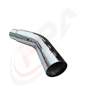 Haute qualité 4-5, 5-6, 4-7, 5-8 pouces embout d'échappement silencieux matériau chromé coude tuyau pour système d'échappement - Product Image 5