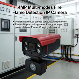 กล้องวงจรปิด IP CCTV ความละเอียด 5MP พร้อมระบบตรวจจับเปลวไฟด้วย AI แจ้งเตือนเหตุเพลิงไหม้ผ่านแอปมือถือทันที พร้อมเซ็นเซอร์ตรวจจับความร้อนในตัว พร้อมสัญญาณเตือนภัยแบบเสียงและภาพ - Product Image 6