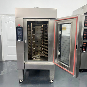 Thương mại Quay lò nướng bánh mì đối lưu thiết bị gas cho Cookie Biscuit bánh pizza bánh 10 khay thịt gà rang xay - Product Image 5