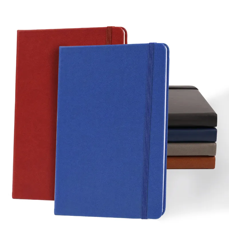 Caderno de capa dura personalizado para páginas internas, agenda A5 com boa qualidade, diário em couro PU personalizado