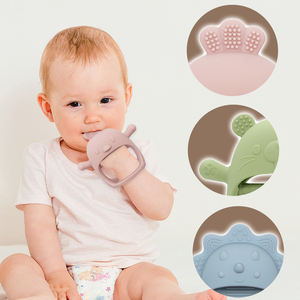 Mordedor de Muñeca Anticaída Personalizado, Guante de Dentición Suave con Diseño de Animal, Juguete Sensorial para Niños, Mordedor de Silicona para Bebés Sin BPA - Product Image 2