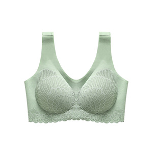 Hermosa <span class=keywords><strong>sin</strong></span> costuras de encaje respirable lencería Sexy mujer sujetadores Push Up - Product Image 3