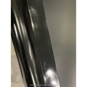 Cubierta de lona de PVC resistente al agua negra para cojín de aceite de coche