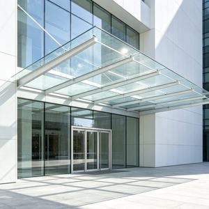 Verre trempé stratifié PVB SGP personnalisé 10 mm 12 mm, verre de sécurité haute résistance pour auvent, lanterneau, façade - Product Image 1