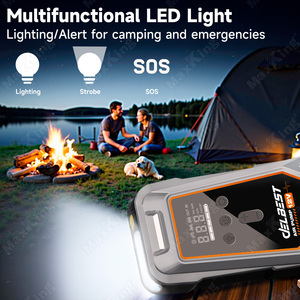 Démarreur de <span class=keywords><strong>voiture</strong></span> <span class=keywords><strong>12V</strong></span> 16000mAh avec deux ports USB (5V/2A) Courant de pointe de 1000A et <span class=keywords><strong>compresseur</strong></span> d'air 150PSI - Product Image 4