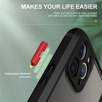Étui antichoc en Silicone pour iPhone, compatible modèles 12, 11 Pro, X, Pro Max, monture militaire, transparente, acrylique, housse arrière, résistant aux chocs