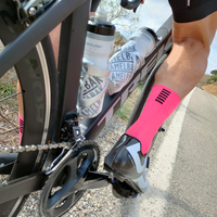 YKYWBIKE cyclisme course à pied Sport professionnel hauteur chaussettes Six barres motif conception mèche antibactérien Durable 6 couleurs