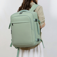 Mochila Ligera Unisex para Portátil, con Múltiples Compartimentos, Adaptable, para Viajes de Fin de Semana