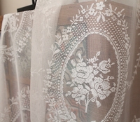 Rideaux de fenêtre jacquard français modernes et simples, voilages blancs écologiques, sur mesure pour chambre, salon, balcon, cantonnières