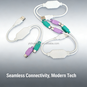 Cable Universal USB-C a PS2 con Conductores de Cobre Puro para Compatibilidad con Ratón y Teclado para PC - Product Image 4