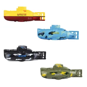 儿童游泳池玩具潜水无线电控制船6CH迷你遥控潜艇水下60-70厘米