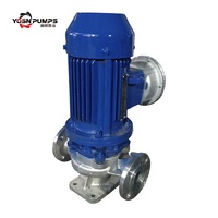 Pompa Booster Sentrifugal Vertikal 17.5m3/Jam, Head 52.7m, 7.5kw untuk Suplai Air Bertekanan