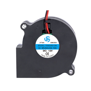 6028 ổ cắm mang mini làm mát không khí DC Blower 12V/24V 60x60x28 Mét nhựa Blades Quạt điện cho máy chiếu ODM OEM - Product Image 1