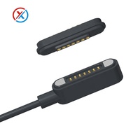 Vente chaude 6 broches Pogo câble magnétique de type USB à courant élevé 2.20 pas bande étanche fabricant de bracelet intelligent recommandé