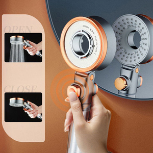 Modern Simple Design High-Pressure Hollow Design Handheld <b>Shower</b> Head Powerful Spray Bathroom Bathing Filter Wall - Product Image 5