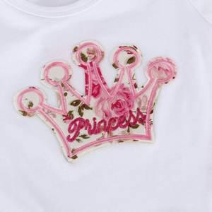 Ensemble de vêtements pour bébés filles, 2 pièces/lot, en coton, imprimé floral, barboteuse d'été + short, vêtements pour bébés filles, nouveau - Product Image 5