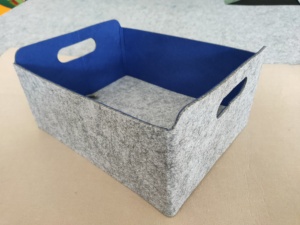 Cajas de almacenamiento de punto de fábrica, Cubo de almacenamiento plegable con moldura integrada, organizador de contenedores - Product Image 3