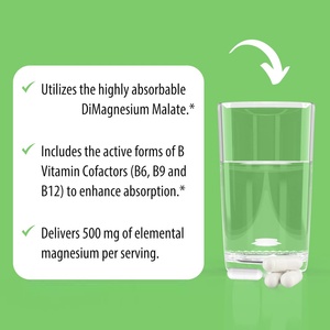 Complément d'extraits de magnésium personnalisé pour favoriser le sommeil, la santé musculaire et cardiaque avec vitamine magnésium, 240 comprimés - Product Image 4