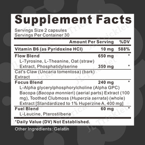 JULONG kaynağı yüksek kaliteli beyin kapsülü Premium Citicoline beyin takviyesi beyin kapsülü - Product Image 2