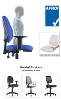 Chaise de bureau ergonomique professionnelle en tissu pour le travail, vente en gros