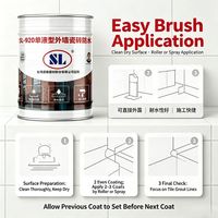 SL-920 Scellant transparent imperméable résistant aux rayures, colle imperméable pour la protection des surfaces murales en béton et carrelage extérieur