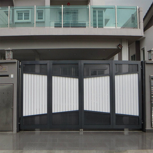 Diseño <span class=keywords><strong>de</strong></span> Puertas y Vallas Metálicas para Exteriores, Puerta <span class=keywords><strong>Principal</strong></span> Moderna <span class=keywords><strong>de</strong></span> Aluminio para Casa, Villa, Apartamento, Patios Delanteros - Product Image 6
