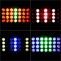 Projecteur LED SHEHDS 350W RGBW 4-en-1 pour éclairage de scène DMX512, lumière murale pour concerts, mariages et événements