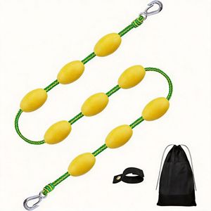 Cuerda Flotante Amarilla con Ganchos de Acero Inoxidable 316 para Remolque y Atracado de Embarcaciones - Product Image 1