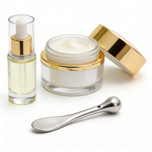 Yüz Güzellik Aracı <span class=keywords><strong>2</strong></span>'si 1 Arada Çinko Alaşımlı Lazer Kaşık - Gözyaşı Şeklinde Göz Kremi ve Yüz Kremi Kepçesi <span class=keywords><strong>3</strong></span> Renk Mevcuttur - Product Image 6