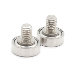 Roulements à billes à gorge profonde en acier inoxydable en gros M6 S696ZZ-C1L8M6 Filetage externe non standard avec joints 2RS Déport C3 - Product Image 2