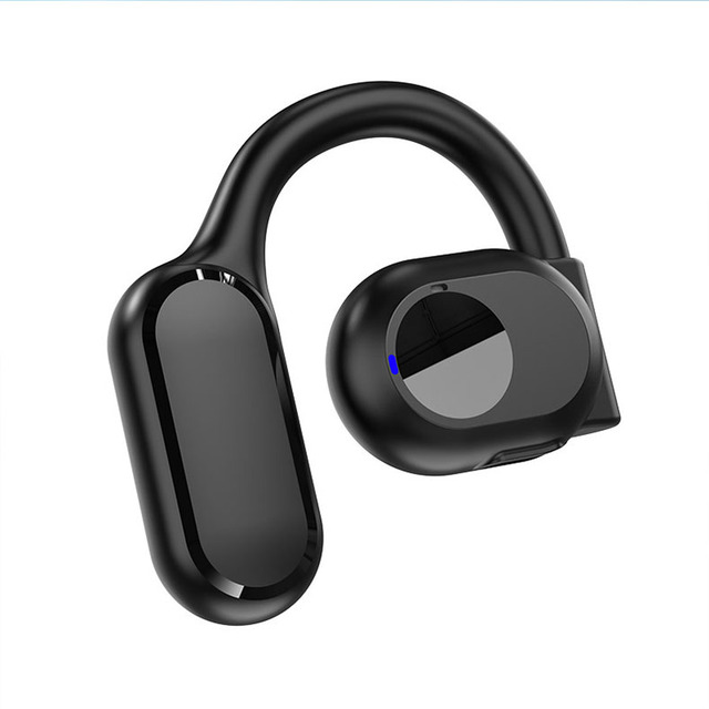 OEM Intelligent Touch Control Wireless Sports Earphones Digital Display New Design Plug-In Non-Ear Digital Wireless Earphones
