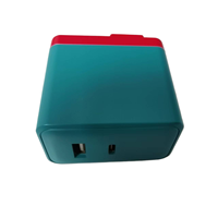 Chargeur pour ordinateur portable au nitrure de gallium 65W PD Charge rapide UK US AU AR EU KC 65W Pliable US Plug GaN PD Chargeur Contraste Couleur Chargeur