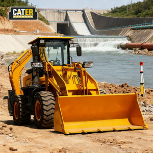 מיני טרקטור קדמי עם כף קדמית, מחפר גלגלים, מחפר אחורי עם כף קדמית ומשאבת הידראולית ליבה למנוע - Product Image 4